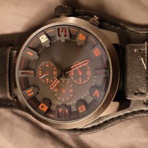 Black men's watch